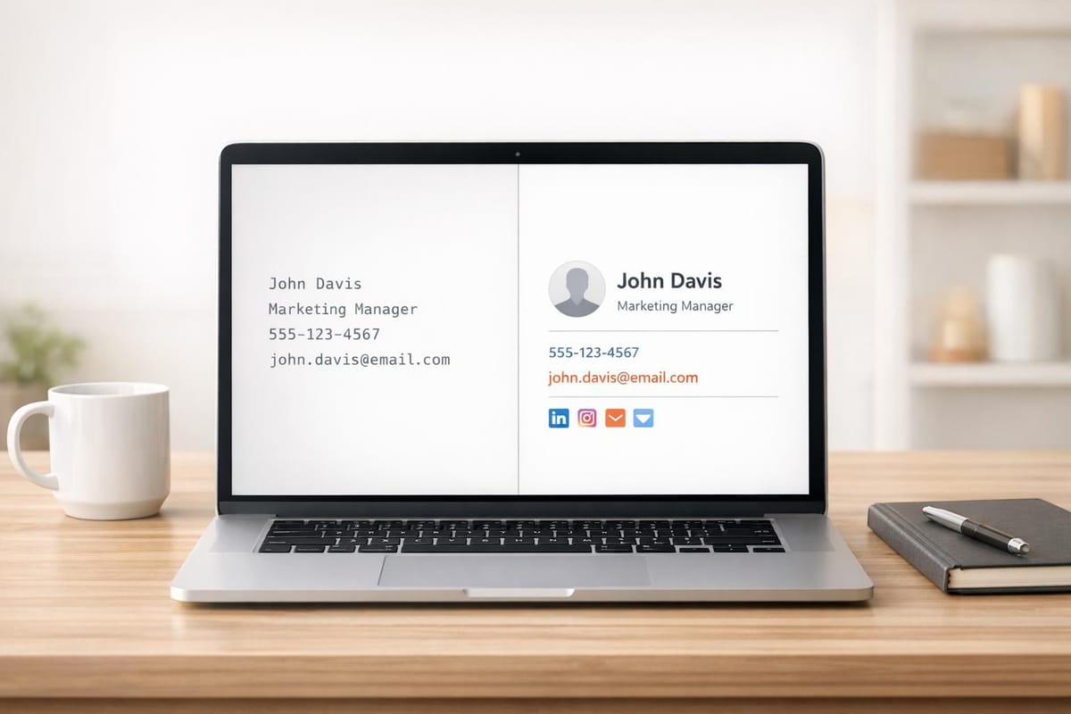 Email Signature Format Converter